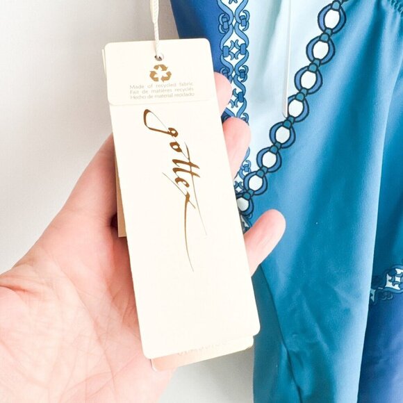 Gottex Women's Standard Modern Shades Square Neck One Piece 18 - Picture 6 of 7